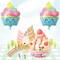 Ice Cream Balloons Sweet Candy Ice Cream Shaped Aluminum Foil Mylar Balloons